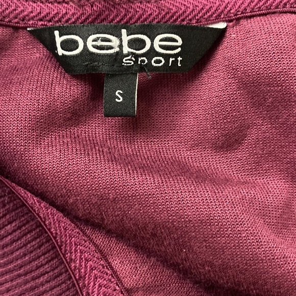 Bebe Velour Grape Colored Jacket - Picture 6 of 6